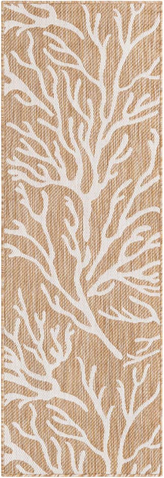 Detail image of 2' x 6' Easy-Clean Coastal Indoor / Outdoor Runner Rug