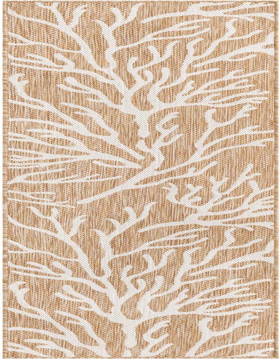 Detail image of 2' x 8' Easy-Clean Coastal Indoor / Outdoor Runner Rug