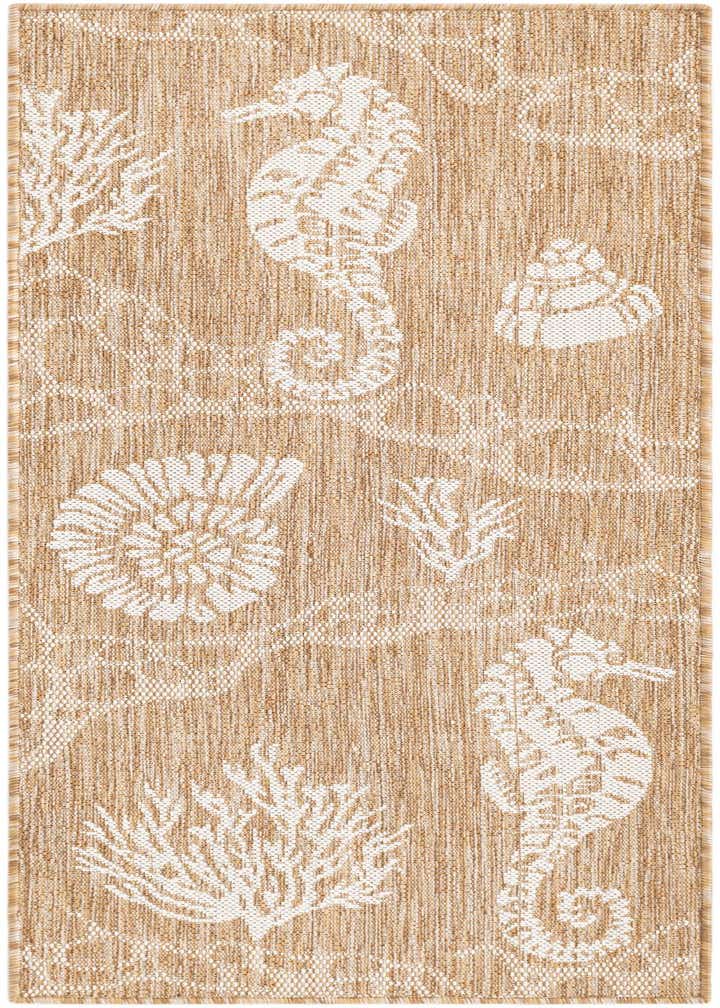 2' x 5' 3 Easy-Clean Coastal Indoor / Outdoor Runner Rug