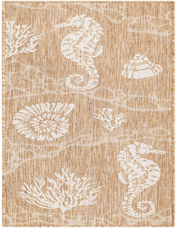 Detail image of 2' x 5' 3 Easy-Clean Coastal Indoor / Outdoor Runner Rug