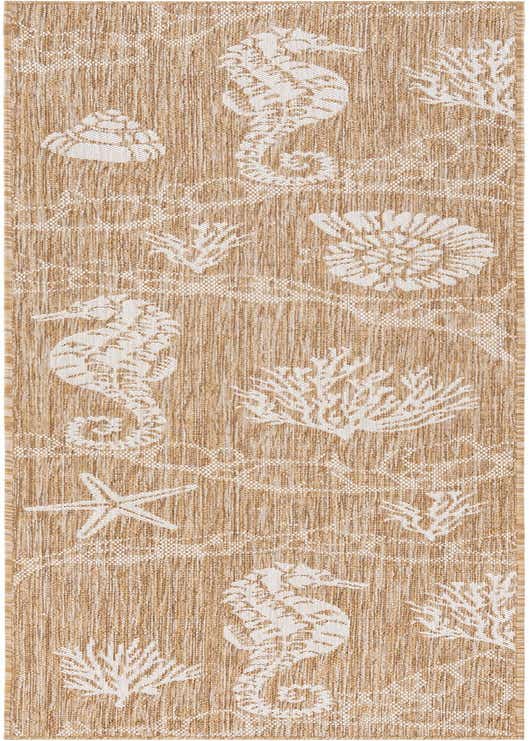 2' x 8' Easy-Clean Coastal Indoor / Outdoor Runner Rug