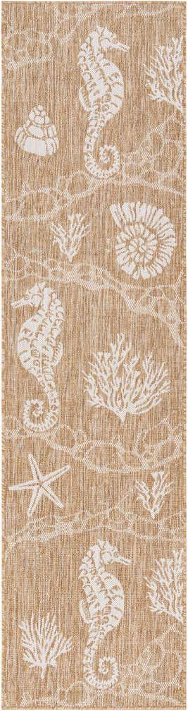 2' x 8' Easy-Clean Coastal Indoor / Outdoor Runner Rug