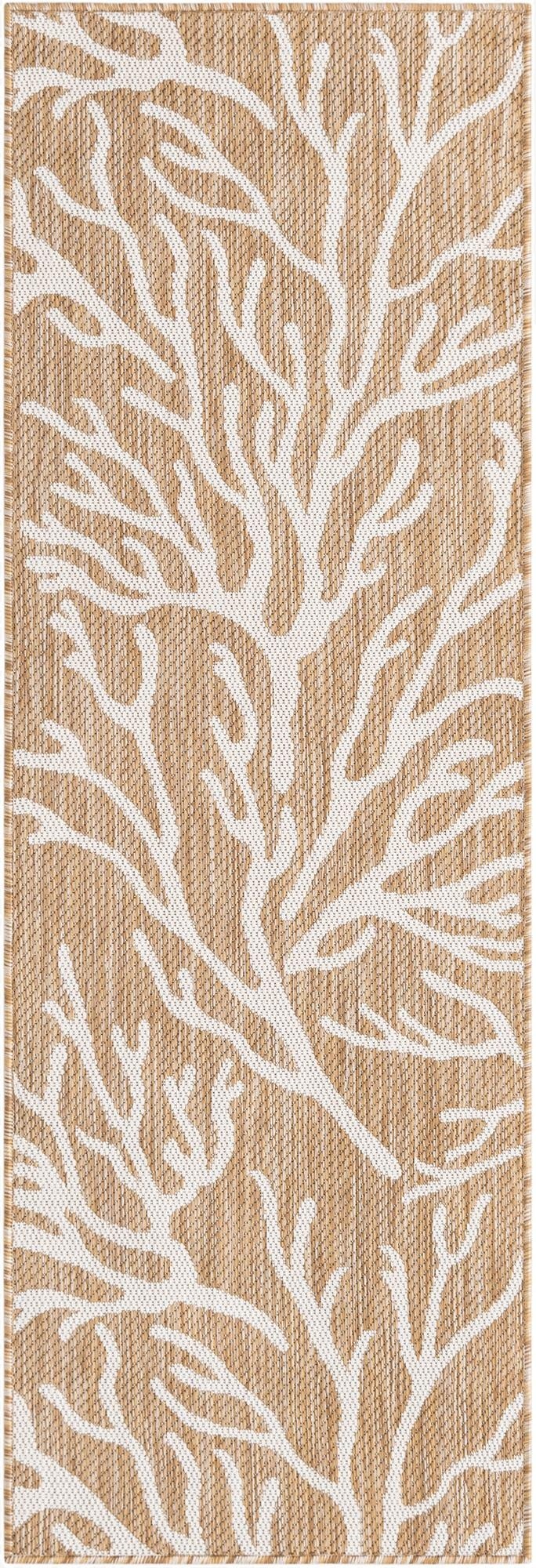 2' x 6'  Washable Coastal Indoor / Outdoor Runner Rug