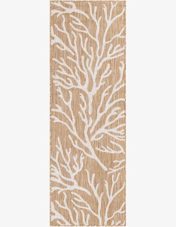 2' x 6' Easy-Clean Coastal Indoor / Outdoor Runner Rug