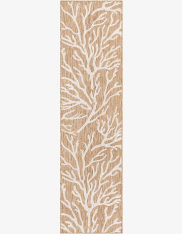 2' x 8' Easy-Clean Coastal Indoor / Outdoor Runner Rug