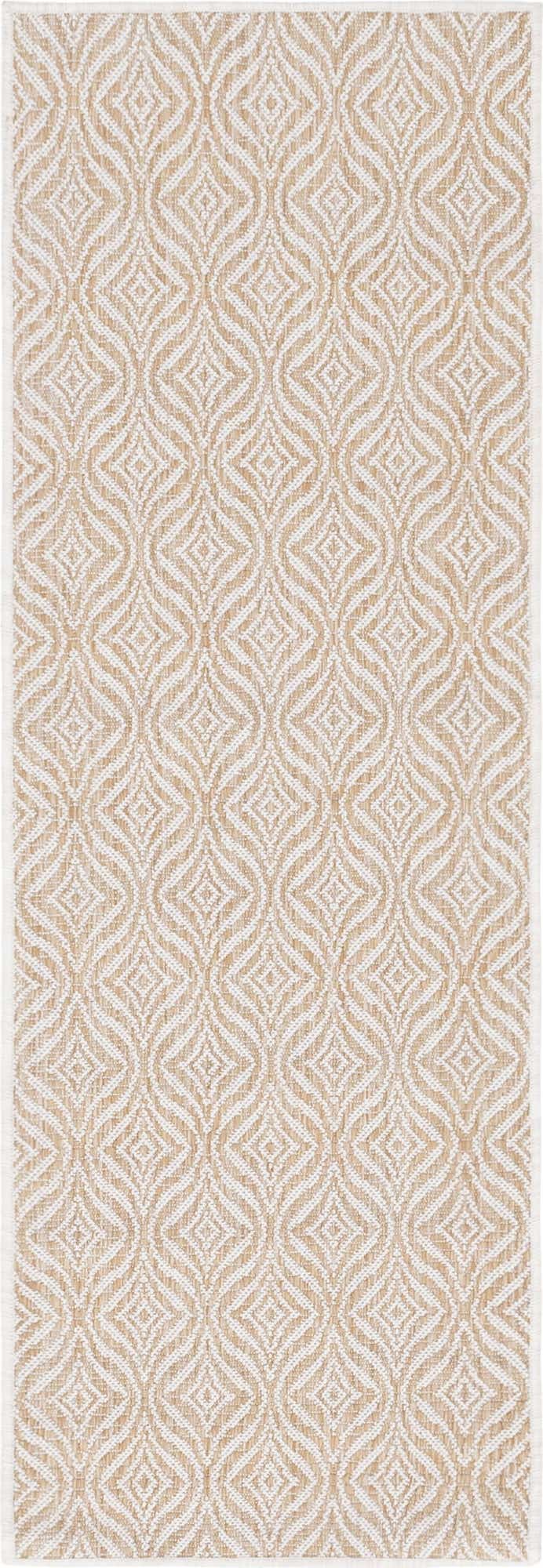 2' x 6' Easy-Clean Lattice Indoor / Outdoor Runner Rug