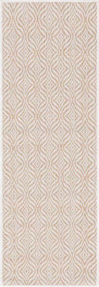 2' x 6' Easy-Clean Lattice Indoor / Outdoor Runner Rug