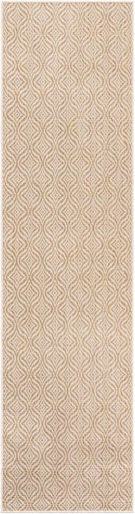 2' 7 x 10' Easy-Clean Lattice Indoor / Outdoor Runner Rug