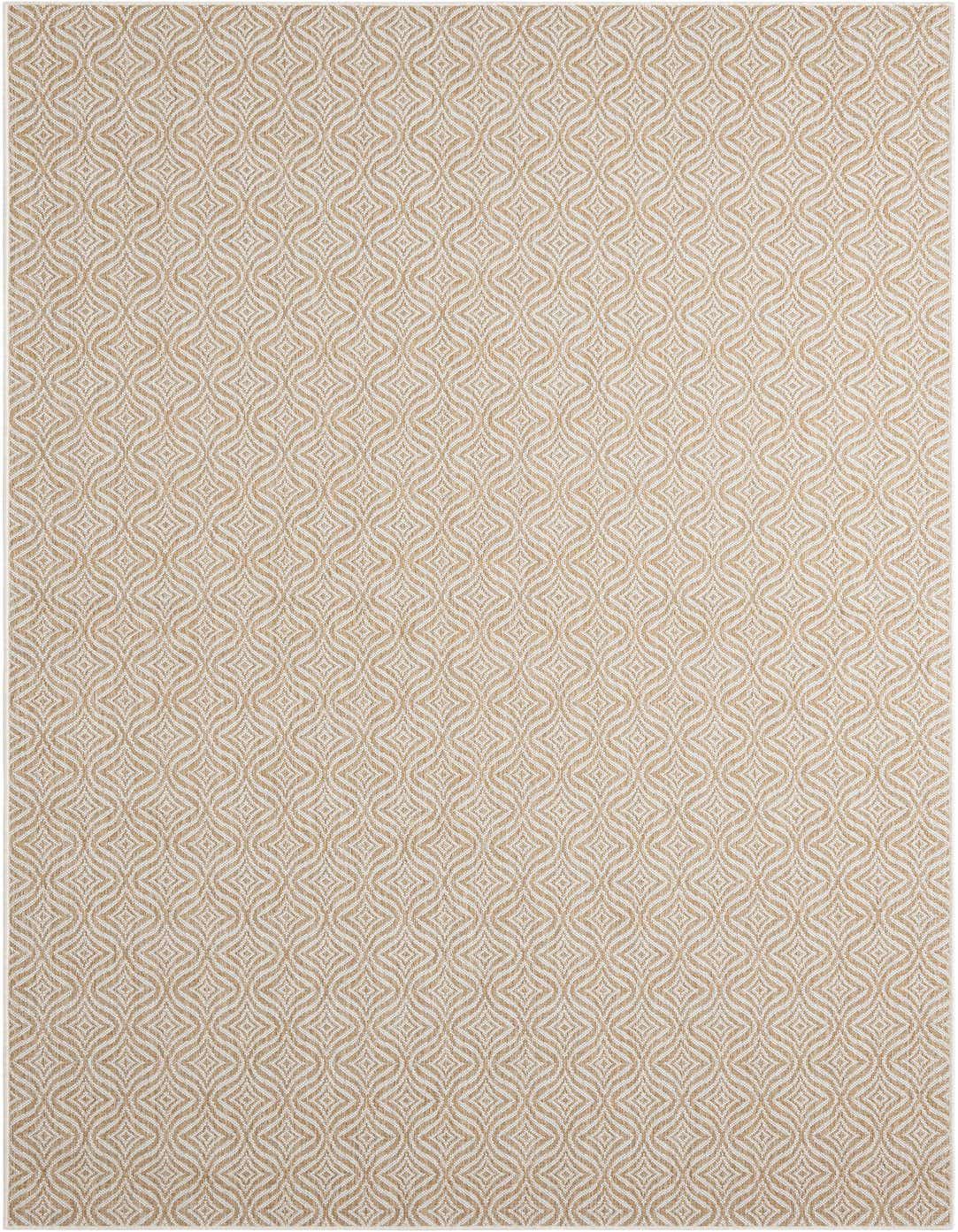 5' 10 x 11' Easy-Clean Lattice Indoor / Outdoor Runner Rug