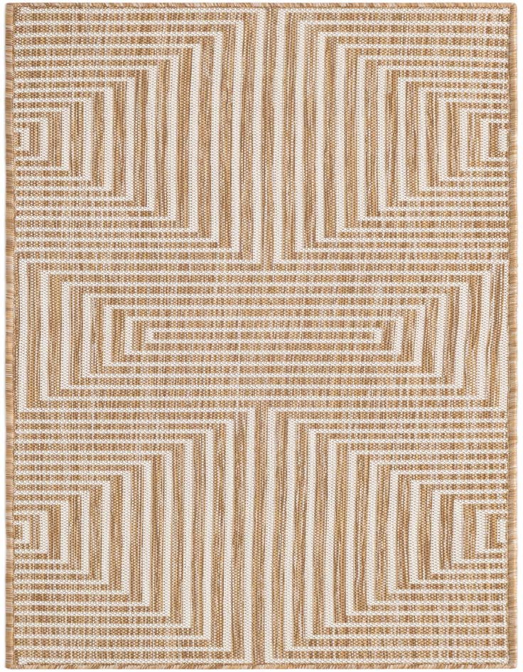 Detail image of 2' x 5' 3 Easy-Clean Modern Indoor / Outdoor Runner Rug
