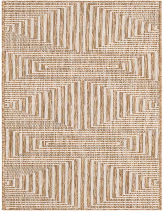 2' x 8' Easy-Clean Modern Indoor / Outdoor Runner Rug