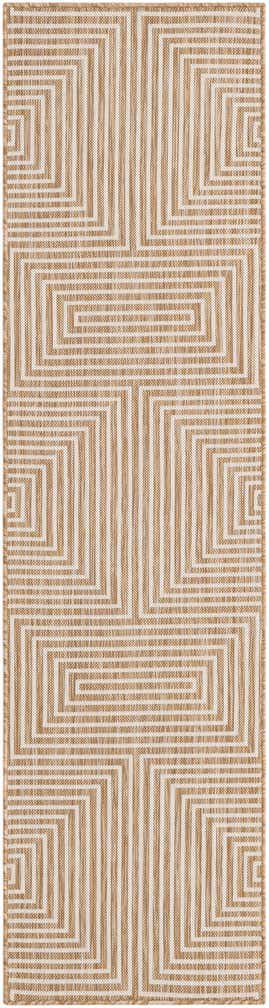 2' x 8' Easy-Clean Modern Indoor / Outdoor Runner Rug