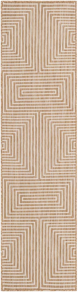 Detail image of 2' x 8' Easy-Clean Modern Indoor / Outdoor Runner Rug