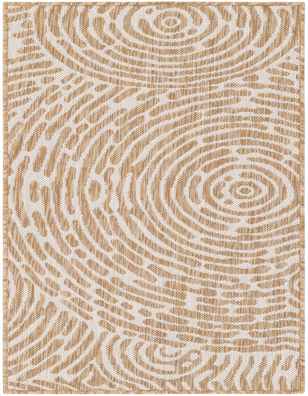 2' x 4' Easy-Clean Modern Indoor / Outdoor Runner Rug