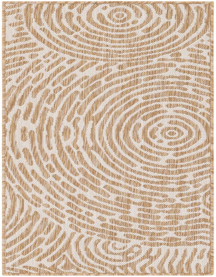 Detail image of 2' x 4' Easy-Clean Modern Indoor / Outdoor Runner Rug
