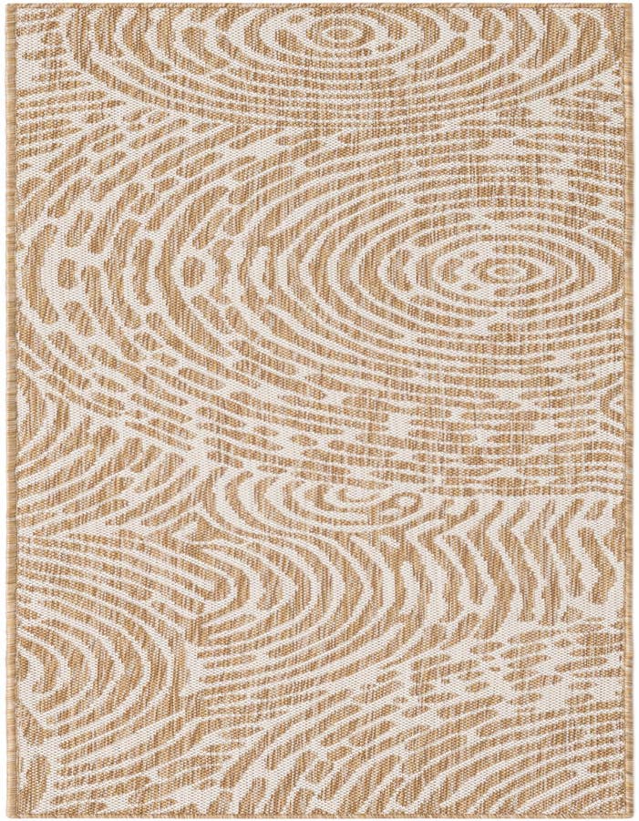 Detail image of 2' x 6' Easy-Clean Modern Indoor / Outdoor Runner Rug