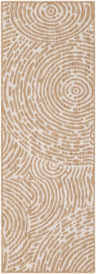 Detail image of 2' x 6' Easy-Clean Modern Indoor / Outdoor Runner Rug