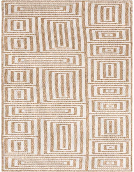 Detail image of 2' 7 x 12' Easy-Clean Modern Indoor / Outdoor Runner Rug