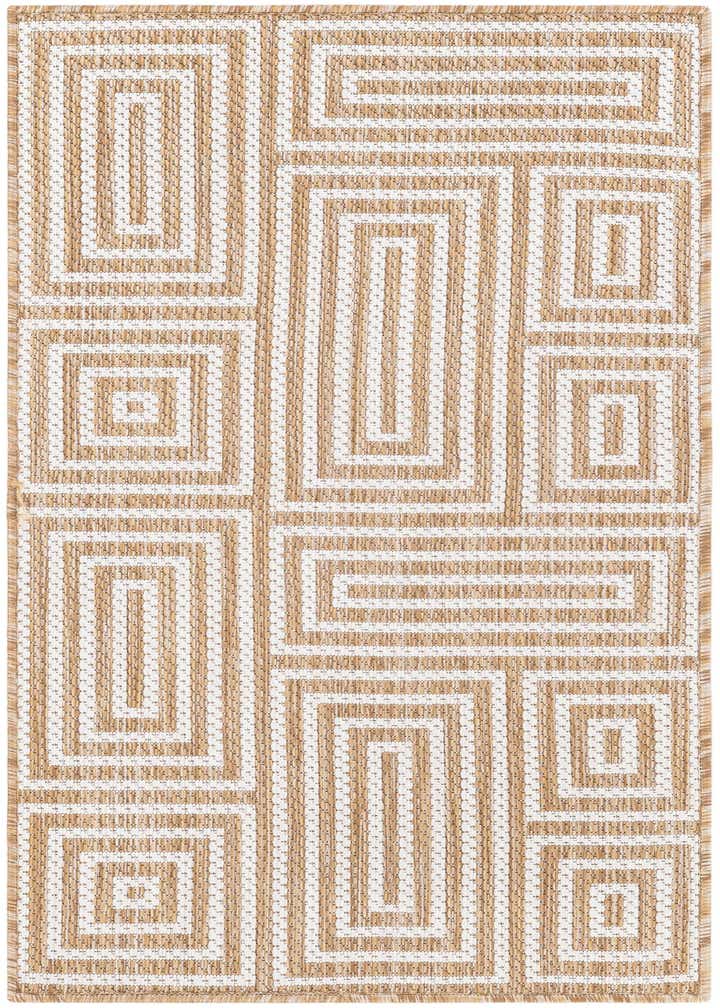 2' x 4' Easy-Clean Modern Indoor / Outdoor Runner Rug
