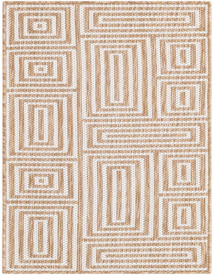 Detail image of 2' x 5' 3 Easy-Clean Modern Indoor / Outdoor Runner Rug