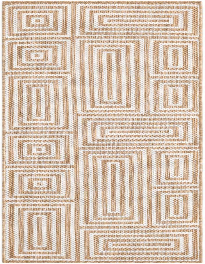 2' x 6' Easy-Clean Modern Indoor / Outdoor Runner Rug