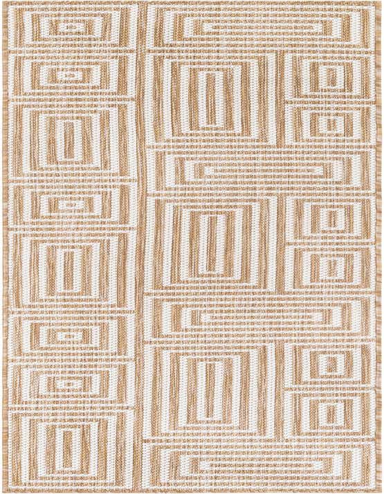 2' x 8' Easy-Clean Modern Indoor / Outdoor Runner Rug
