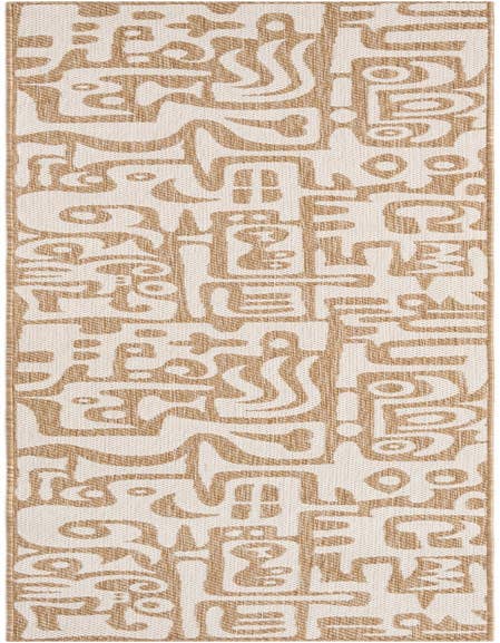 Detail image of 2' 7 x 12' Easy-Clean Modern Indoor / Outdoor Runner Rug