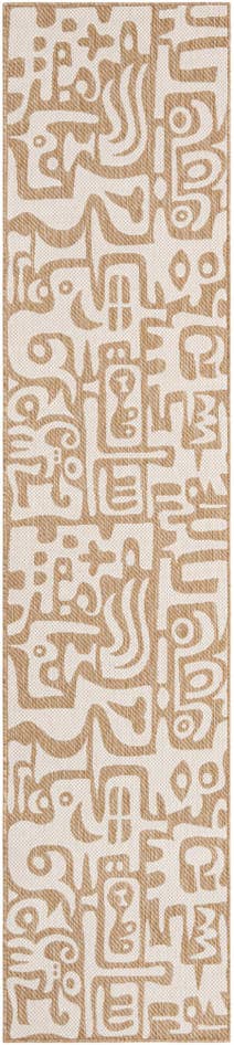 Detail image of 2' 7 x 12' Easy-Clean Modern Indoor / Outdoor Runner Rug