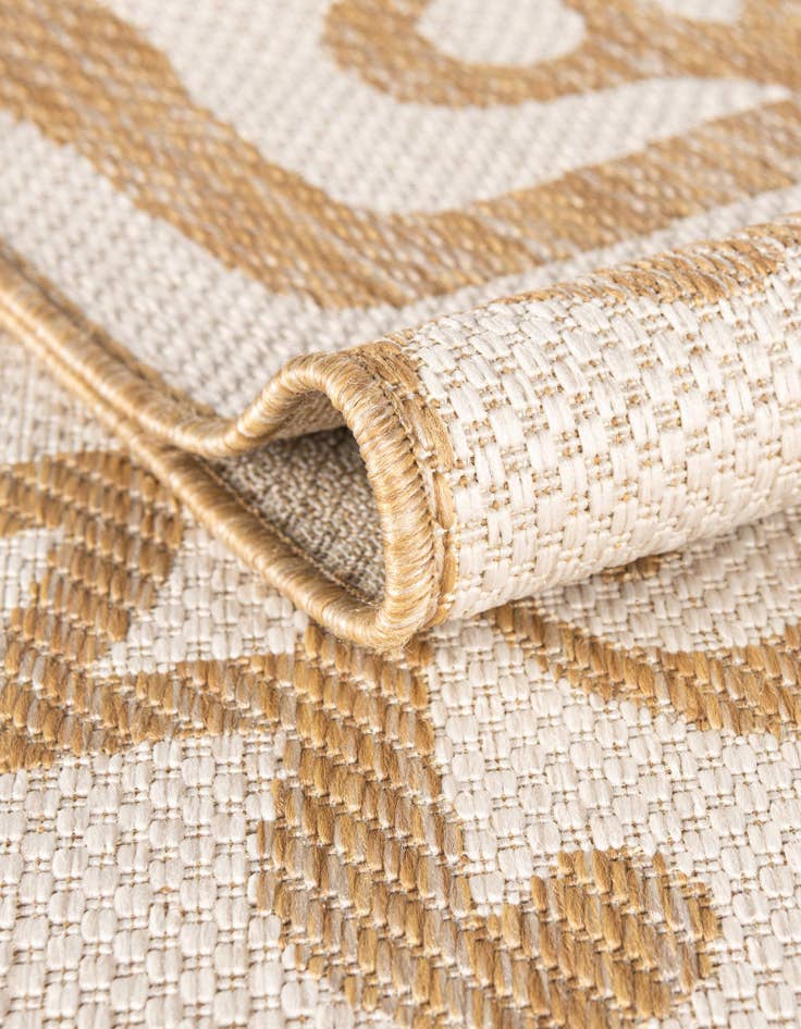 Detail image of 2' x 4' Easy-Clean Modern Indoor / Outdoor Runner Rug