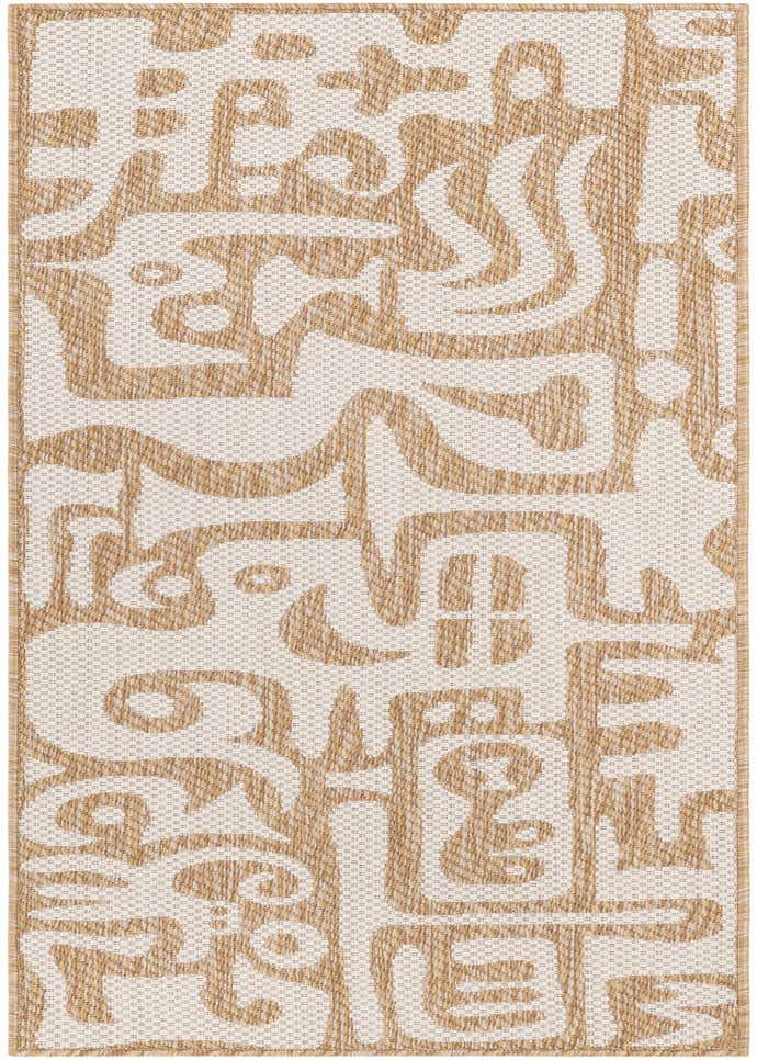 2' x 6' Easy-Clean Modern Indoor / Outdoor Runner Rug