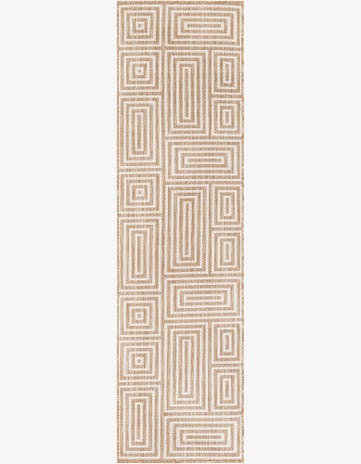 2' x 8' Easy-Clean Modern Indoor / Outdoor Runner Rug