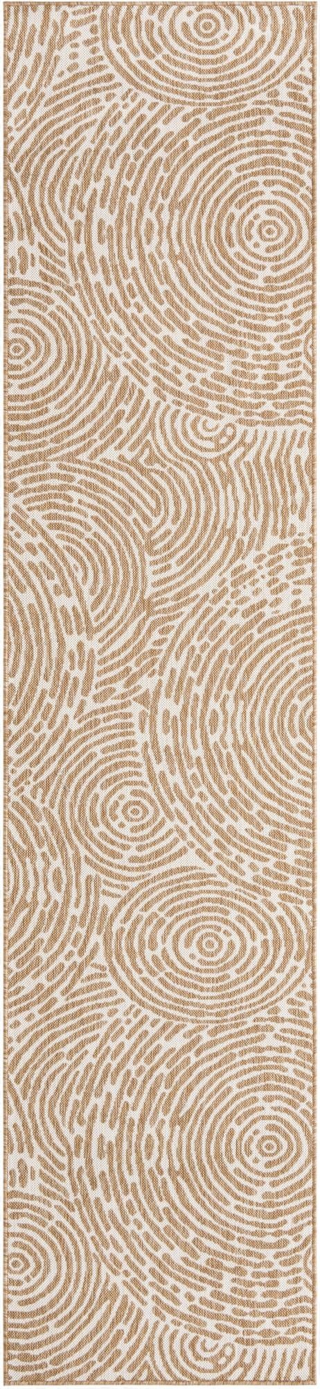 2' 7 x 12'  Washable Modern Indoor / Outdoor Runner Rug