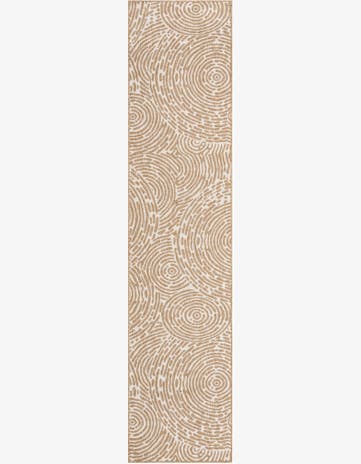 2' 7 x 12' Easy-Clean Modern Indoor / Outdoor Runner Rug