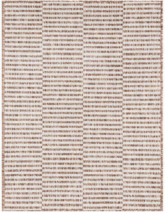 Detail image of 2' x 6' Easy-Clean Ribbon Indoor / Outdoor Runner Rug