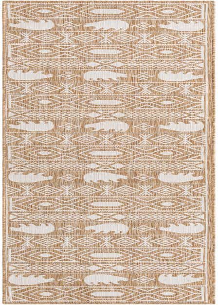 2' 7 x 12' Easy-Clean Southwestern Indoor / Outdoor Runner Rug