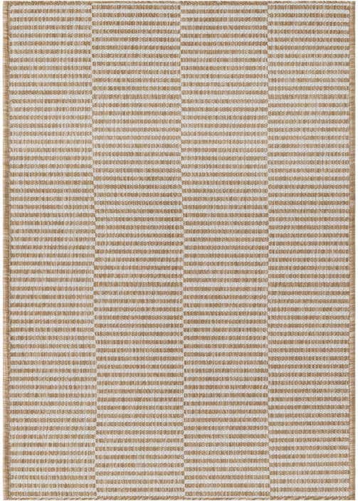 2' x 8' Easy-Clean Striped Indoor / Outdoor Runner Rug