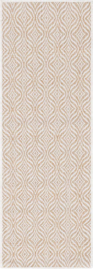 Detail image of 2' x 6' Easy-Clean Trellis Indoor / Outdoor Runner Rug