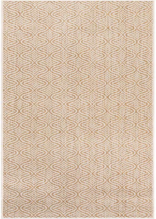 2' 7 x 10' Easy-Clean Trellis Indoor / Outdoor Runner Rug