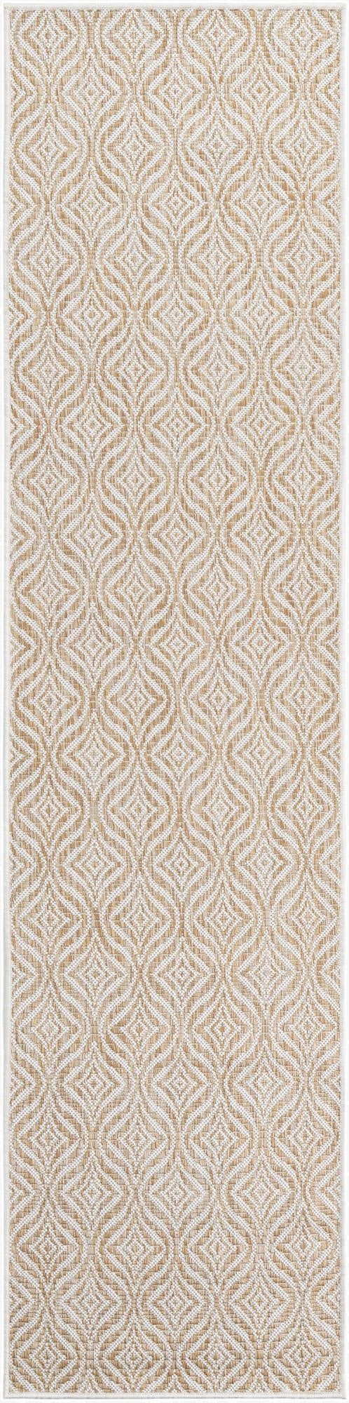 2' x 8'  Washable Trellis Indoor / Outdoor Runner Rug