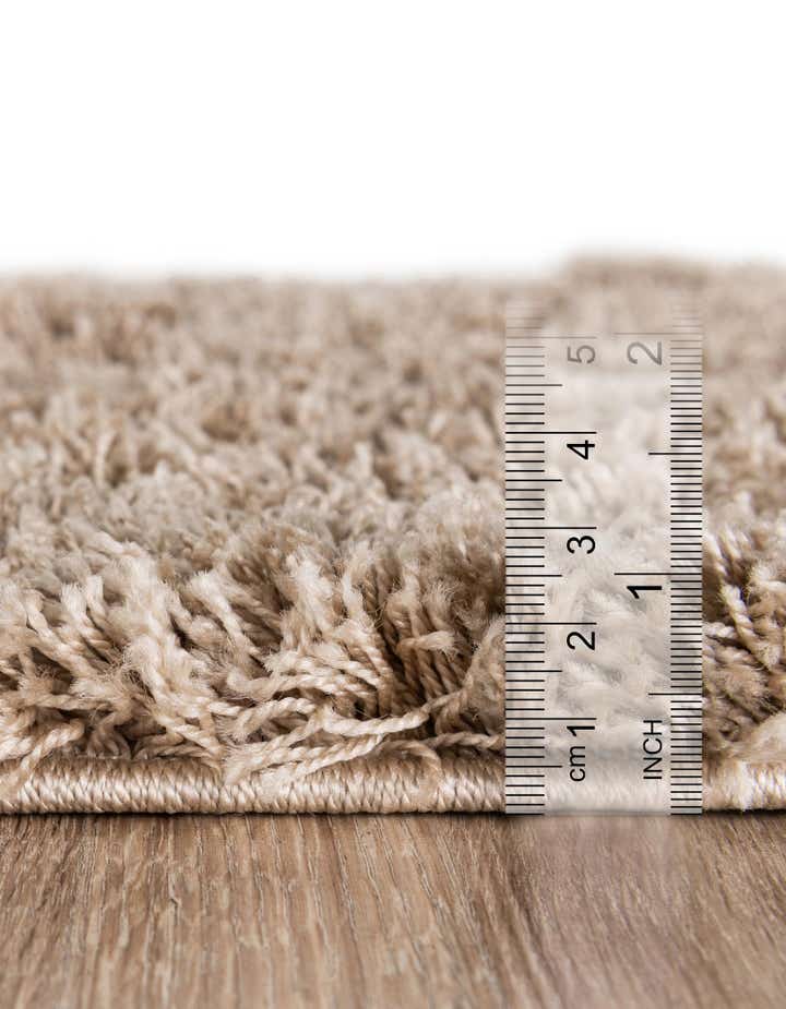 2' x 6' Solid Shag Runner Rug