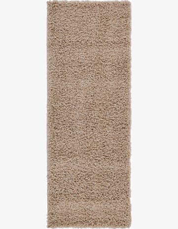 2' x 6' Solid Shag Runner Rug