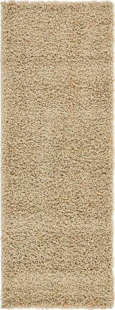 2' x 6' Solid Shag Runner Rug