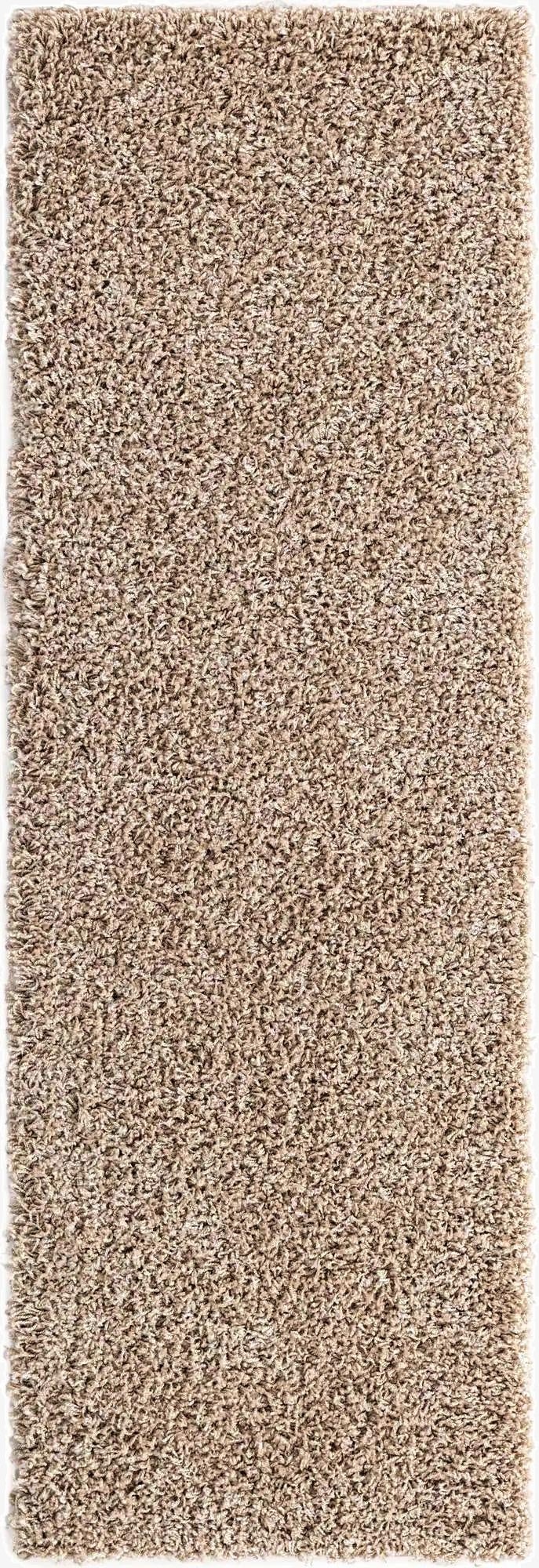 Primary image 2' x 6' 5 Solid Shag Runner Rug