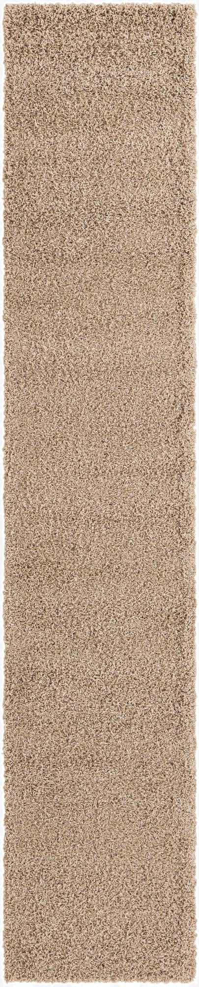 80cm x 400cm Solid Shag Runner Rug