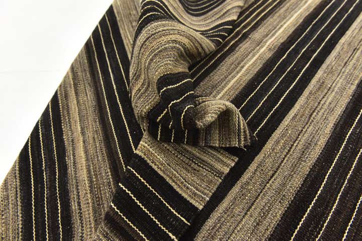 6' x 7' 2 Hand Woven Kilim Modern Wool Square Rug