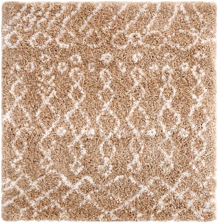 4' x 4' Moroccan Shag Square Rug