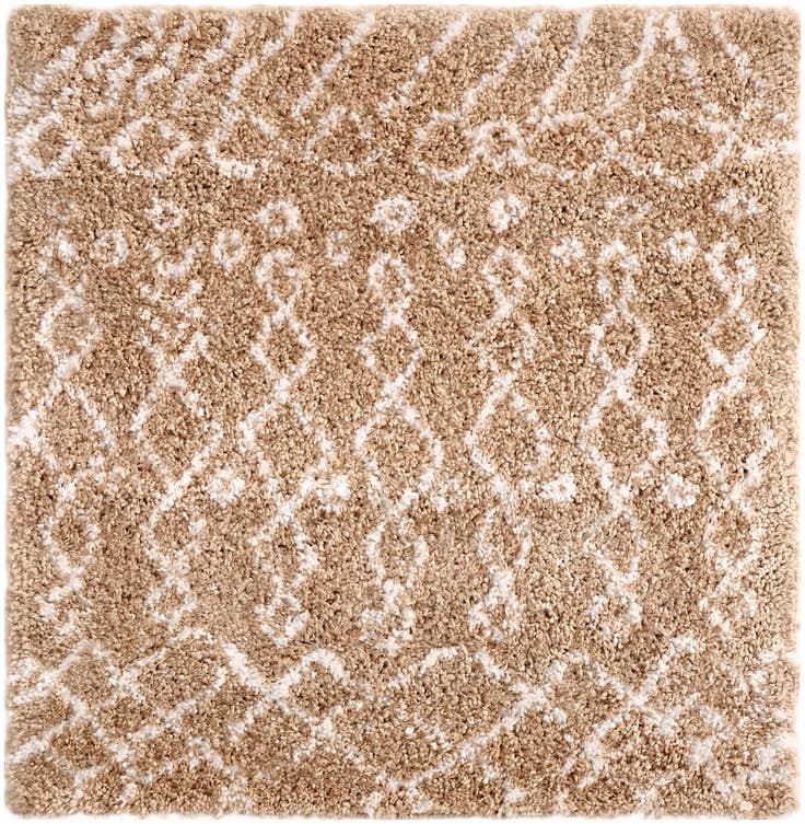 Detail image of 4' x 4' Moroccan Shag Square Rug
