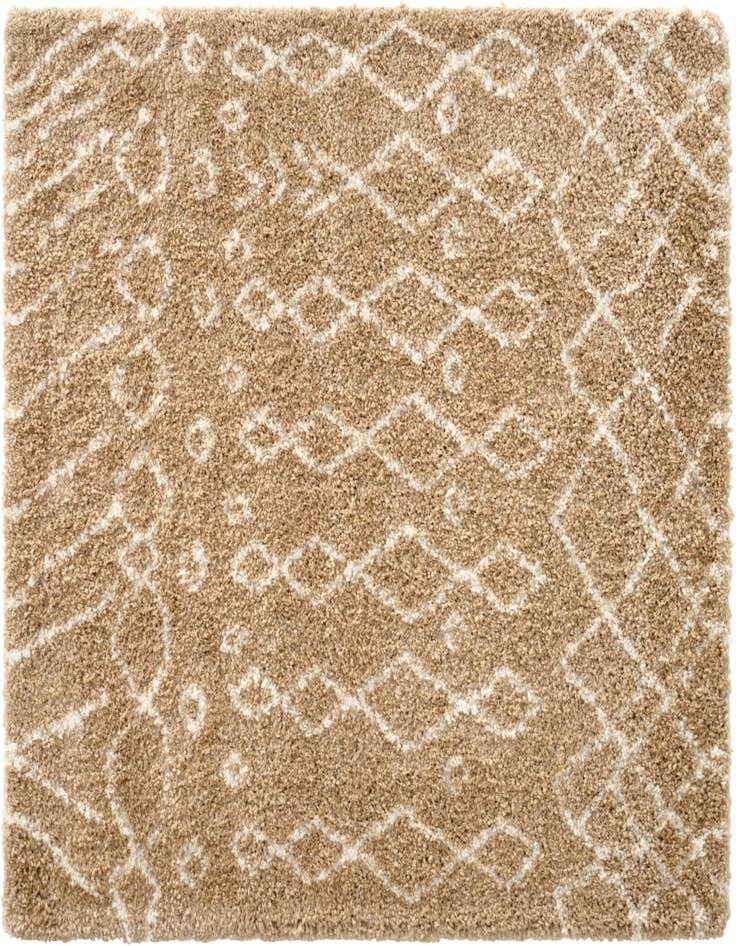 Detail image of 5' 3 x 5' 3 Moroccan Shag Square Rug