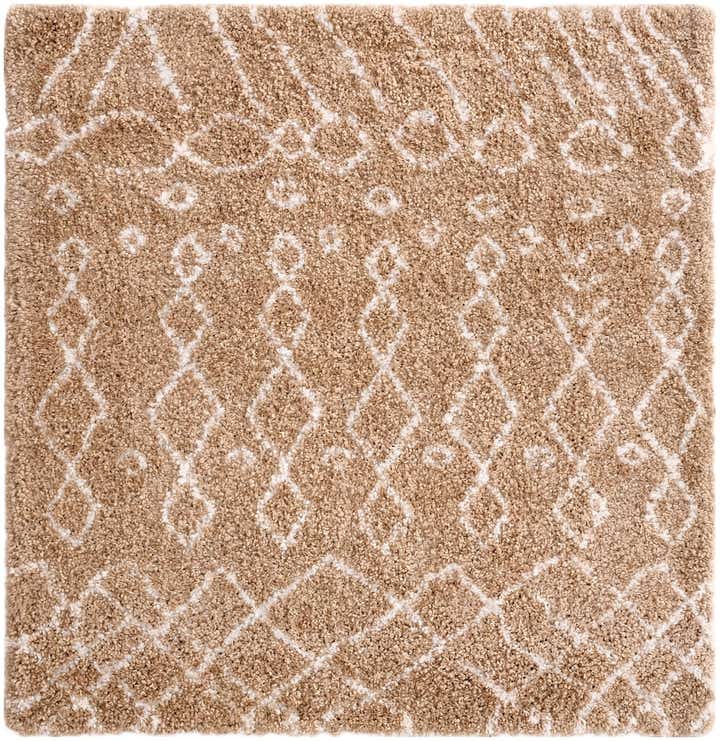 5' 3 x 5' 3 Moroccan Shag Square Rug