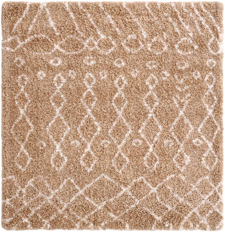 Detail image of 5' 3 x 5' 3 Moroccan Shag Square Rug